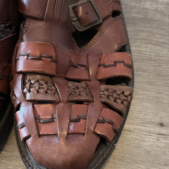 Stacy Adams faux leather sandals size 8 - Picture 3 of 7